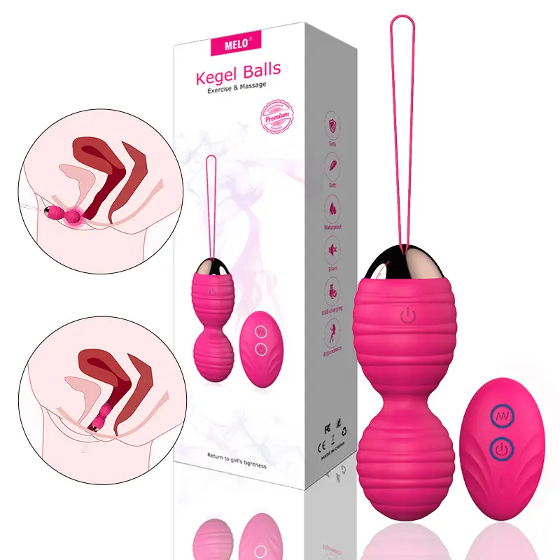 Smart Silicone Kegel Ball Vaginal Remote Control Ben Wa Kegel Balls For Women Vibrator Egg