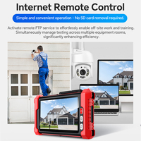 NOYAFA NF IPC728HSO Testeur CCTV tactile Full HD 8 pouces avec double port PoE Gigabit, analyseur de caméra IP ONVIF, diagnostic de câble HDMI TDR
