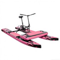 Nouveau design de vélo aquatique gonflable à pédales en PVC pour usage extérieur en station balnéaire et en mer