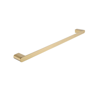 Accessoires de salle de bains de luxe, en acier inoxydable 304, or brossé, ensemble avec porte-serviettes, 5 pièces