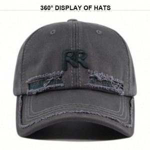 Casquette de baseball vintage usée personnalisée OEM, casquette de golf pour homme, casquette de papa usée à 6 panneaux - Product Image 3