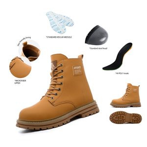 Bottes <span class=keywords><strong>de</strong></span> sécurité industrielles OEM 2025 à embout d'acier pour l'hiver, doublure en fourrure, <span class=keywords><strong>semelle</strong></span> en caoutchouc résistante à l'usure pour les travaux <span class=keywords><strong>de</strong></span> chantier - Product Image 3