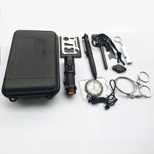 Camping Survival Multi Functional Tool Kit Compact Portable Emergency Gear Outdoor Travel Safety Equipment Aluminum Material - Product Image 1