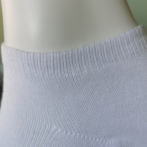 Nuova moda Premium traspirante tinta unita bianca in maglia a taglio basso calzini corti per le donne per la stagione estiva - Product Image 4