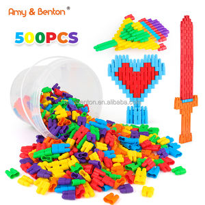 STEM Apprentissage Petits Blocs de Construction Emboîtement Multicolore Jouets de Construction pour Enfants Préscolaires Cadeau - Product Image 2