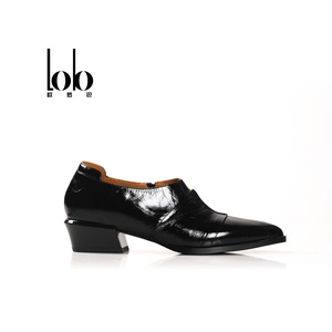 Scarpe Eleganti da Donna in Pelle di Lusso Primavera 2026, con Tomaia Morbida e Tacco Basso Grosso, Ideali per l'Ufficio - Product Image 3