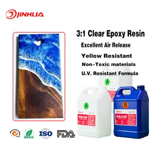 Crystal Clear Resin Kit For Diy Deep Pour Large-scale Art Craft Table Top Coating Epoxy Resin