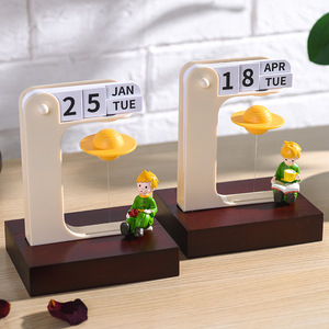 Calendrier Éternel Prince Planet Healing - Design Moderne, Forme Irrégulière, Matériau ABS, Vue Mensuelle, Outil <span class=keywords><strong>de</strong></span> <span class=keywords><strong>Gestion</strong></span> <span class=keywords><strong>du</strong></span> <span class=keywords><strong>Temps</strong></span> - Product Image 5