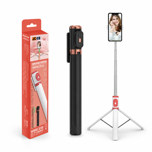 JC-18 ไม้เซลฟี่แบบขาตั้งกล้องสูง 1700 มม. ขาตั้งสแตนเลสสำหรับไลฟ์สด - Product Image 2