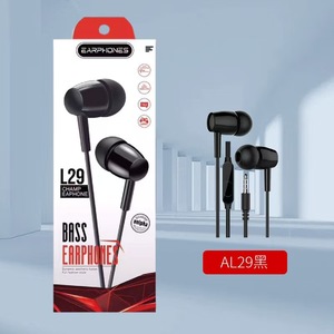 L29 3.5mm Wired In-Ear Earbuds with Microphone Bass Boost IPX-4 Waterproof Private Mold Sports Inline <strong>Controls</strong> - Product Image 5