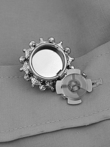 Mô Hình Kim Cương Snap Nút Rhinestone Nút Bìa Mạ Kỹ Thuật Kẽm Hợp Kim Áo Sơ Mi Khuy Măng Sét Cho May Nâng Cấp Trang Trí - Product Image 5