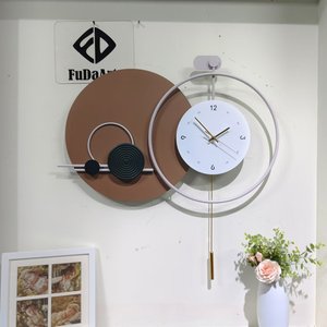 73x72cm mới hiện đại đơn giản đồng hồ tròn phòng khách hộ gia đình siêu yên tĩnh Đồng hồ treo tường trang trí Sáng Tạo Treo dropshipping DDP - Product Image 4