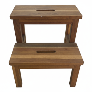 <b>Step</b> Stool Bath Wood - Product Image 1
