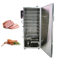 Four à fumage multifonctionnel à 9 niveaux, 1000W, en acier inoxydable, pour la transformation de la viande, du poisson, du poulet et des saucisses