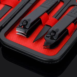 ชุดทำเล็บมือและเล็บเท้าสแตนเลส 7 ชิ้น พร้อมที่ตัดเล็บสีดำ ลดราคาพิเศษ - Product Image 2