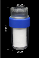 Qualité de l'eau détecteur robinet d'eau filtre PP coton élément filtrant purificateur d'eau