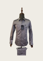 Ensemble de travail extérieur 2 pièces pour hommes, chemise à manches longues et pantalon multicolores, vêtement durable, grandes tailles, vente en gros