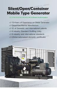 Générateur diesel silencieux de grande puissance 1300 kW refroidi par eau, avec démarrage automatique et ATS, en conteneur, prix super compétitif - Product Image 3