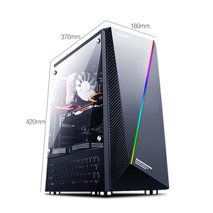 Computer Desktop da Gaming per Designer, Grafica, Disegno, Modellazione <span class=keywords><strong>3D</strong></span>, Rendering, Editing Video, Assemblaggio Fai-da-Te, Nero, Senza Sistema Operativo - Product Image 4
