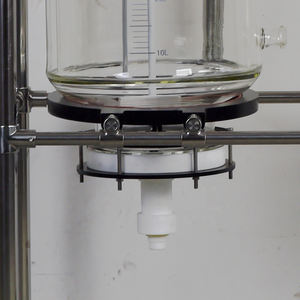 Crystalzer penyuling 20L 50L, peralatan isolasi reaktor kristalisasi kaca jaket - Product Image 5