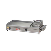Friteuse commerciale de table et four électrique pour grillades, viandes et pains