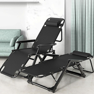 Silla de Playa Reclinable Plana Portátil para Bronceado de Jardín, Tumbona Plegable de Lujo para Descanso al Aire Libre con Logotipo Personalizado - Product Image 2