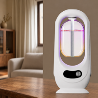 Diffuseur de parfum automatique pour la maison, diffuseur d'arômes rechargeable avec 5 niveaux de pulvérisation, machine de désodorisation à base d'eau