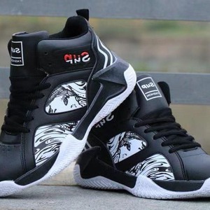 รองเท้าบาสเก็ตบอลผู้ชายแบบหุ้มข้อพื้นหนาสำหรับฤดูร้อน ขายส่งจากโรงงาน รองเท้ากีฬาแบบผูกเชือก รองเท้าเดินสไตล์แฟชั่นสำหรับผู้ชาย - Product Image 4