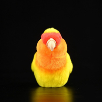 Juguete de Peluche de Pájaro de Simulación Personalizado, Muñecos de Loro Amarillo para Parques de Atracciones, Souvenir de Fábrica, Personalización OEM ODM