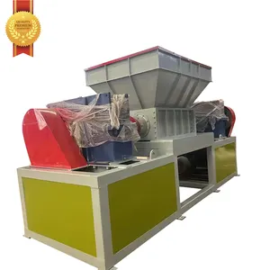 Hiệu quả cao hai trục mini chai nhựa băm nhỏ nghiền Vải bọt Shredder máy