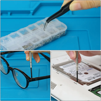 Mini Juego de Destornilladores de 6 Piezas para Reparación de Gafas/Relojes, Kit de Herramientas de Metal Cromado, 6 Tamaños Diferentes, Multiusos, Plano, Torx, Ranurado
