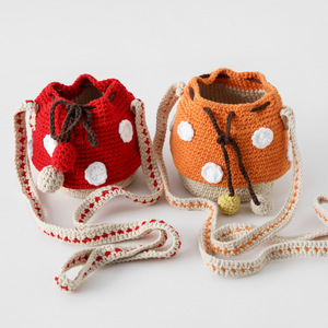 Sac bandoulière en laine écologique pour femmes, en forme de feuille, nouveau design de maison en feuille tricotée à la main pour filles et parents - Product Image 6