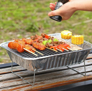 New Design Camping Outdoor Instant <strong>Barbeque</strong> Portable <strong>Disposable</strong> Charcoal BBQ Grill - Product Image 2