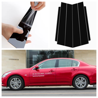 Plaque de pilier de voiture, fenêtre, cadre de porte, couverture pour Infiniti G25 G35 G37 FX35 FX45, autocollant décoratif pour pilier central 2003-2015