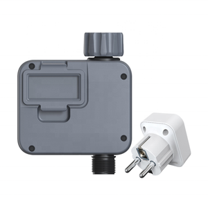 Minuterie de tuyau d'arrosage intelligent WiFi 2 zones 2 sorties Système d'irrigation automatique Contrôle par application Mode brume Arrosage par pluie Matériel plastique - Product Image 3