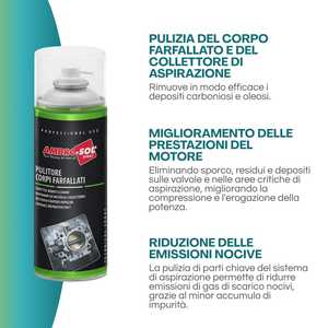 Ambro-Sol Detergente per Corpo Farfallato 400ml Uso Professionale Pulitore Sistema di Aspirazione - Product Image 3