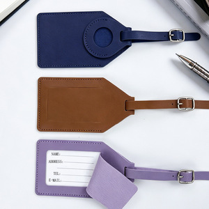 Etiqueta de Equipaje de Cuero PU Suave y Moderna, Personalizada con Nombre, Letra, Patrón y Logotipo, Duradera para Viajes en Avión - Product Image 2
