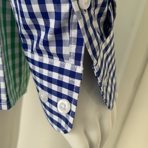 Chemise à carreaux noire en coton à manches longues pour garçons, chemise décontractée pour enfants - Product Image 6