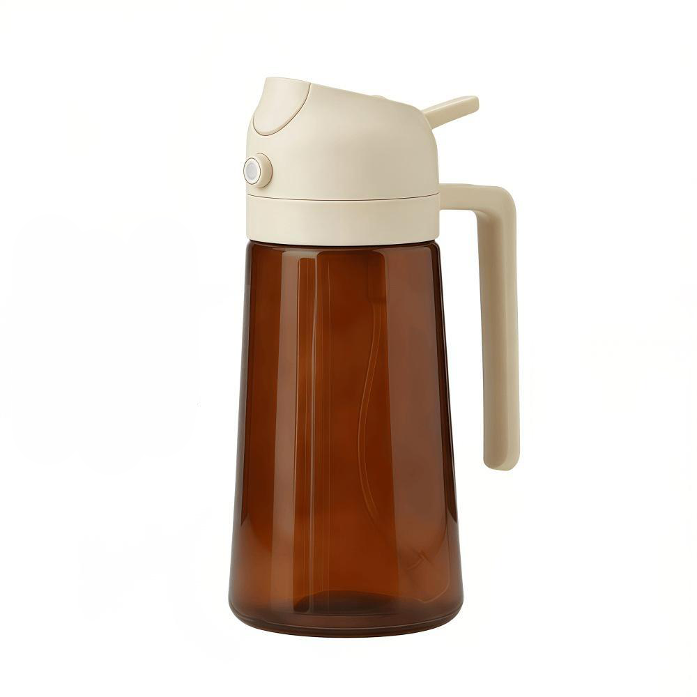 brown bottle - white cover