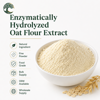 Farine d'avoine hydrolysée enzymatiquement sans gluten, extrait d'avoine instantané de qualité alimentaire, ingrédient céréalier, fournisseur