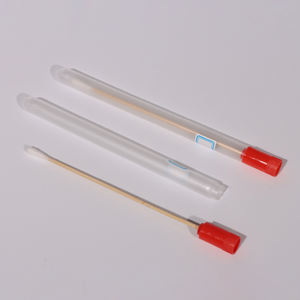 Kustom sekali pakai kapas steril medis stik Swab disetujui CE Putih aplikator ujung Rumah Sakit - Product Image 3