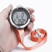 Cronómetro Electrónico Portátil con Retroiluminación Impermeable, Fecha, Semana, Hora y 200 Memorias para Entrenadores Deportivos