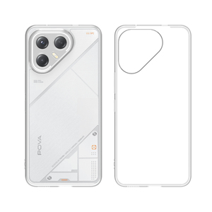Funda de Teléfono <span class=keywords><strong>Ultra</strong></span> Transparente de TPU de Alta Calidad, Impermeable y Resistente a Golpes para Tecno Pova 7 con Anillo Magnético y Muestra Gratis - Product Image 1