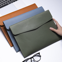 Carpeta de Documentos de Cuero PU Personalizada con Logotipo, Carpeta de Archivos de Papel A4 Personalizada con Logotipo para Reuniones