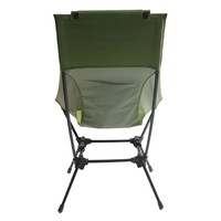 Chaise de camping légère à dossier haut, cadre en aluminium, pliable et portable, avec appui-tête pour la randonnée, la plage et les pique-niques