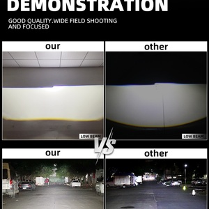 ไฟโปรเจคเตอร์รถยนต์ Sanvi S63 แบบ LED ติดตั้งง่าย ไม่เสียคุณภาพ 12V เลนส์โปรเจคเตอร์ LED ขนาด 2.5 นิ้ว ไฟหน้า LED เลเซอร์แบบสามเส้นตรง - Product Image 5