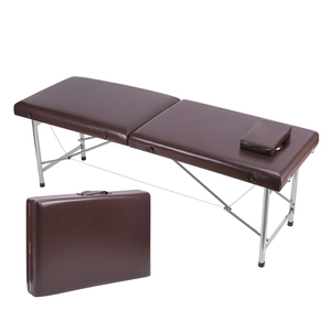 <span class=keywords><strong>Lit</strong></span> de massage pliant multifonctionnel portatif de vente chaude, table de massage confortable de station thermale, meubles de salon de beauté - Product Image 3