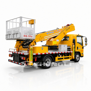 Iisuzu 28m High Reach Bucket Truck Light Duty Aerial Work Platform with 6 Section Telescopic Boom - Product Image 5