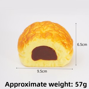 Stress-relief PU Simulation Slow-<b>Rebound</b> Bread Squishy Toy with Liquid Filling for Youth (7-14 Years) - Product Image 6