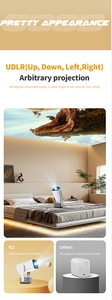 2025 Venta al por mayor <span class=keywords><strong>Proyector</strong></span> de batería incorporada <span class=keywords><strong>Freestyle</strong></span> Native 720P HD Home Theater 4K Smart WiFi 5G Android 11 Mini <span class=keywords><strong>proyector</strong></span> K2 - Product Image 5